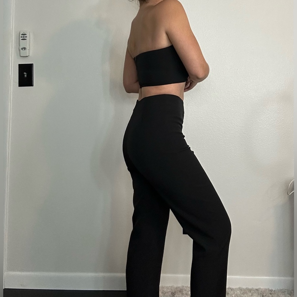 Sincerely Jules | 2-Piece Crop Bandeau Pant Set - Picture 4 of 13